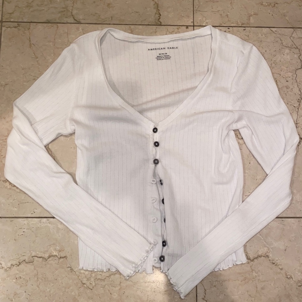 American Eagle Button Up Sweater!